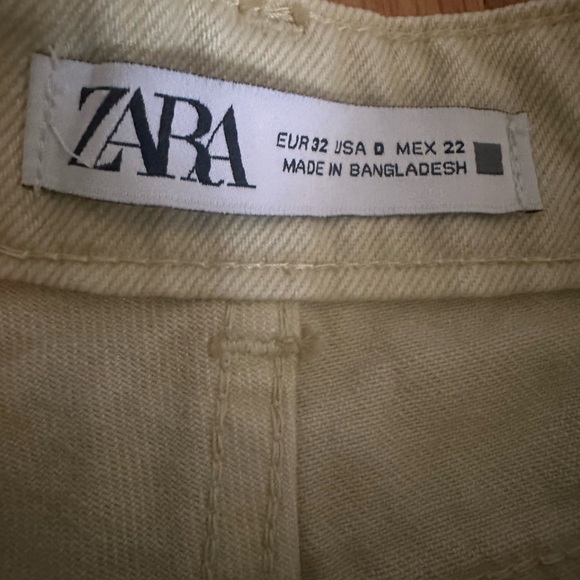 Zara shorts- egg white color - Picture 3 of 3
